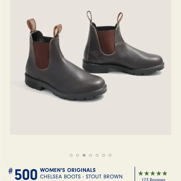 Blundstone Classic Women’s #500 Chelsea Boot Stout Brown - Picture 3 of 8
